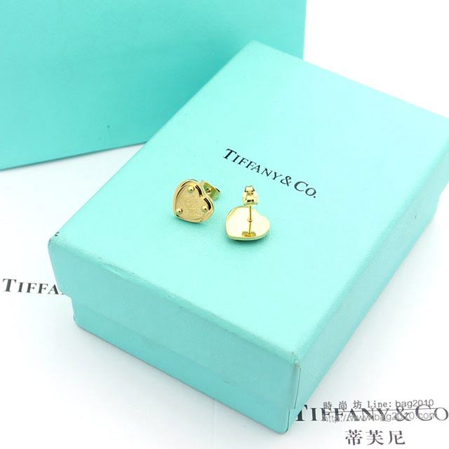 Tiffany飾品 蒂芙尼女士專櫃爆款愛心字母耳釘耳環  zgt1792